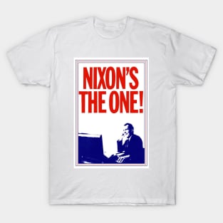 Richard Nixon Vintage Campaign Poster T-Shirt